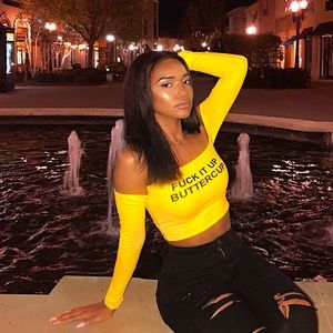 “F*ck it Up Buttercup” crop top